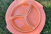ceramic mid century serving dish set