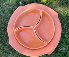 ceramic mid century serving dish set