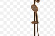Aqulla Drench shower brushed bronze