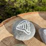 Decorative 12 Collectible Rock Art Set. Engraved and Hand Painted Irish Symbols Image 3