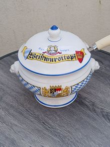 Bavarian 3 Liter Lionhead Terrine