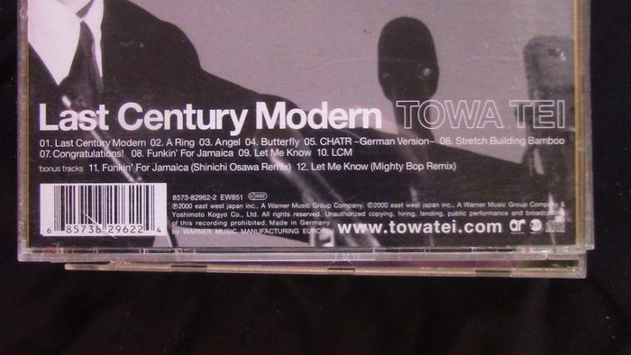 Towa Tei - Last Century Modern CD