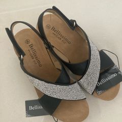 Matching Sandals Size 4 and sparkly Bag