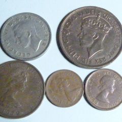 English related coins