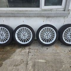 Genuine Audi 17" Alloy Wheels & Bridgestone Tyres (225/45/R17)