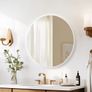 Round LED Bathroom Mirror 600mm - Battery Operated Image 2