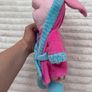 Disney Winnie The Pooh Piglet In Dressing Gown Robe approx. 35 cm. Plush Used Please see photos Image 4