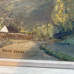 painting this is a Impressionist oil signed by Brian Davies the Sugarloaf from Kilmacogue,