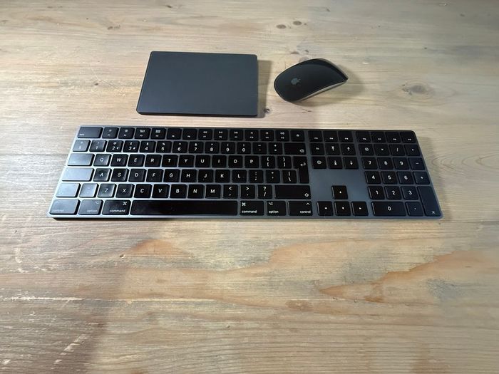 Apple Space Black Desktop Bundle  (Magic Keyboard Magic Trackpad & NEW USB-C Magic Mouse)