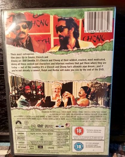 1983. Cheech And Chong. Still Smokin. DVD.
