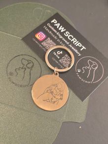 Personalised keyring