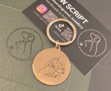 Personalised keyring