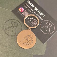 Personalised keyring
