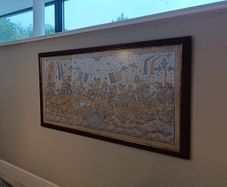 Balinese sea scene 158cm x 90