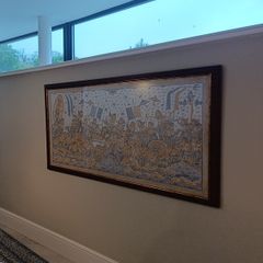 Balinese sea scene 158cm x 90