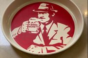 Moretti Beer Metal Tray