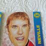 Gary Phil Neville Manchester United Football Trading Card 1998 to 1999 Image 3
