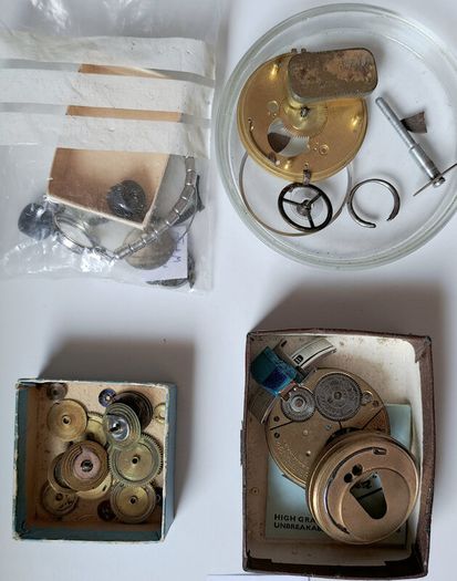 Lot of Antique & Vintage Watch Parts  - see Description for Condition