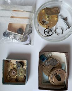 Lot of Antique & Vintage Watch Parts  - see Description for Condition
