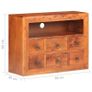 Sideboard 80x30x60 cm Solid Acacia Wood Image 2