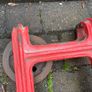 Large vintage Cast iron sliding barn door hangers Image 4