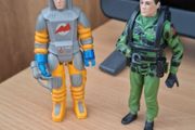 Vintage Action Force figures x2 1980's 4 "
