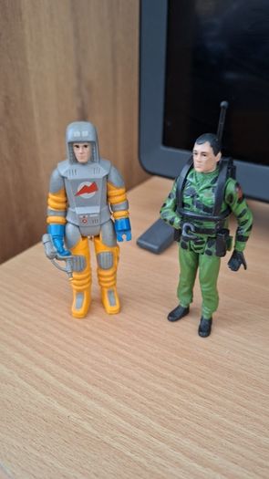 Vintage Action Force figures x2 1980's 4 "