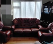 3 piece leather suite