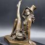 Cabaret Performer - Bronze, Marble, Signed Image 5