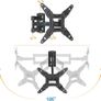 TV Wall Bracket for 13-43 inch TVs, Swivels Tilts TV mount for Flat & Curved TV, VESA 75x75mm to 200x200mm up to 20kg (FREE POSTAGE) Image 4