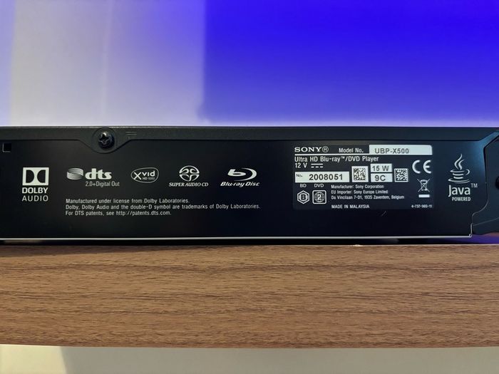 4K Blu-Ray Player Sony
