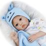 22 Inch 55cm Reborn Baby Dolls Boys Soft Silicone Vinyl Real Life Baby Dolls Handmade Newborn Baby Toys Reborn Babies (FREE SHIPPING) Image 5