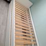 White single bed with underneath pull out bed and 2 storage draws Image 6