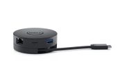 Dell Mobile Adapter DA300 - Docking Station - Video, Network and Data Connectivity - USB C, GigE - Compatible with Mac and Windows