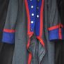 British Military Coat Costume Grey Wool,Red Piping Image 5