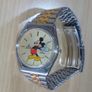 Vintage Disney Mickey Mouse Watch: Gold, Silver & Steel Image 4