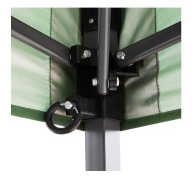3 x 3 m pop-up gazebo, green, with wheeled carry bag