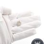 Vintage Signed Lucky Clover Sterling Silver & Cubic Zirconia Charm Image 8