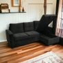 Black Storage Sofa bed chaiselongue Image 5