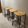 Set of 4 Hay bar stools Image 3