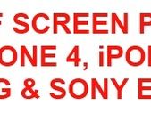 6x1 Pack Screen Protector For Blackberry, Htc, Iphone, Ipod, Nokia, Samsung & Sony Ericsson