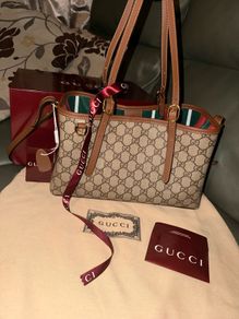 Gucci Emblem Small Tote Bag