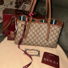 Gucci Emblem Small Tote Bag