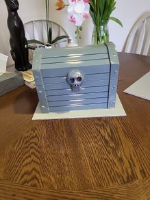 Pirates chest wooden box