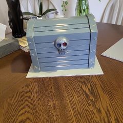 Pirates chest wooden box