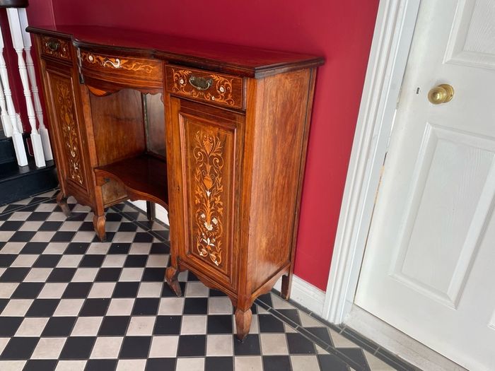 Victorian Inlaid Hallway Sideboard