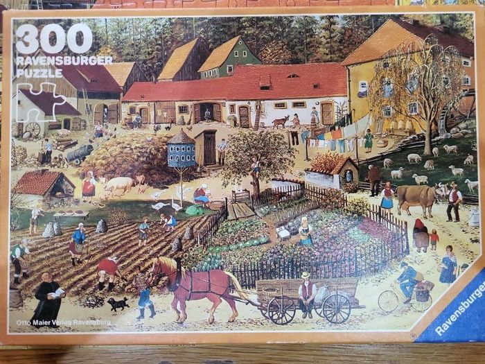 Ravensburger Life On A Farm 300 Piece Jigsaw Puzzle Vintage