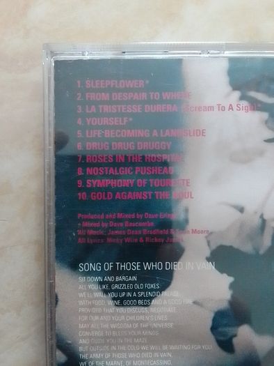 Manic Street Preachers CD  - Gold Against The Soul