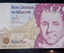 Ireland 1993 O. Connell  20 pound banknote.