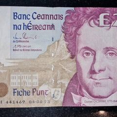 Ireland 1993 O. Connell  20 pound banknote.